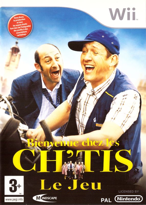 Bienvenue chez les Ch'tis box art for Wii